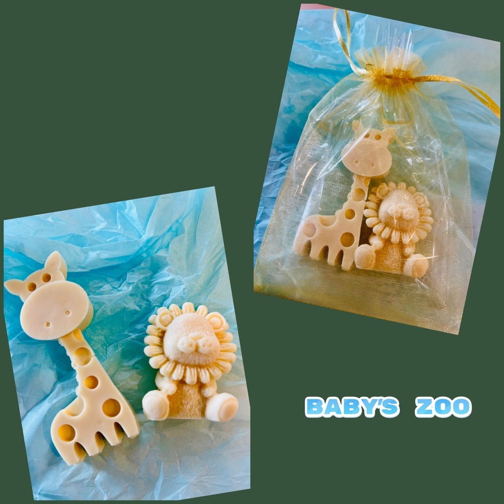 Baby's Zoo Animal Soap Set